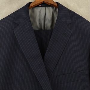 Hart Schaffner Marx Mens 2pc Suit Size 50R Blazer Sport Coat Wool Jacket Pants